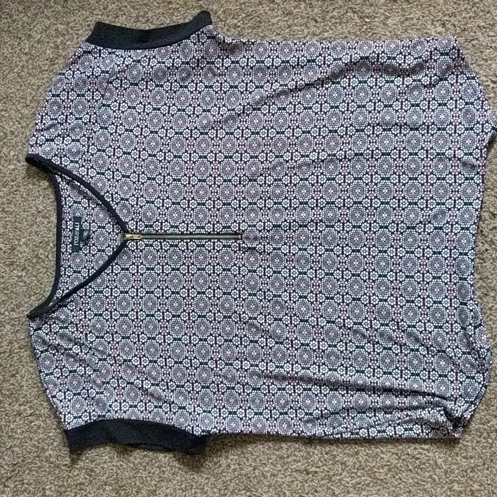 Colorful print blouse